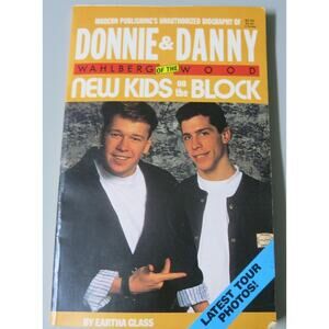 New Kids on the Block Biography Book Donnie Danny 1990 Boy Band Music NKOTB